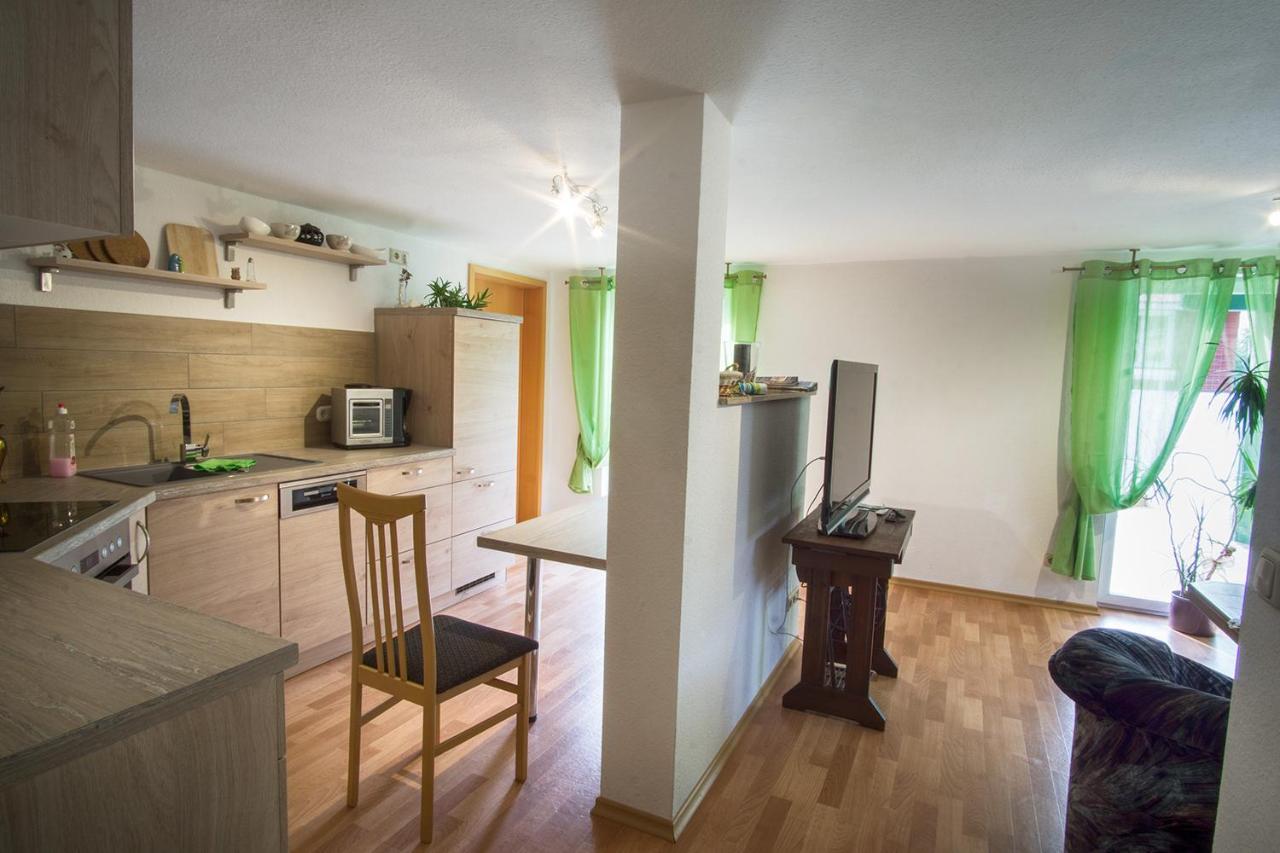 Ferienwohnung In Der Telle 施马尔卡尔登 外观 照片